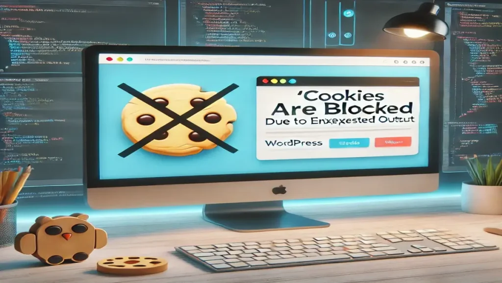 Cookies Are Blocked Due to Unexpected Output error